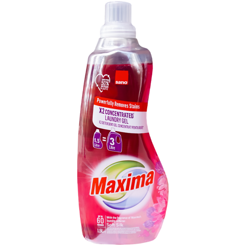 Detergent gel concentrat Sano Power Gel 1.5 litri Soft Silk